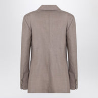 Max Mara Double-breasted Cashmere Jacket In Dove Color