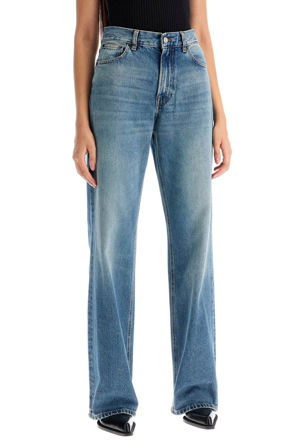 Haikure Korea Straight Leg Jeans