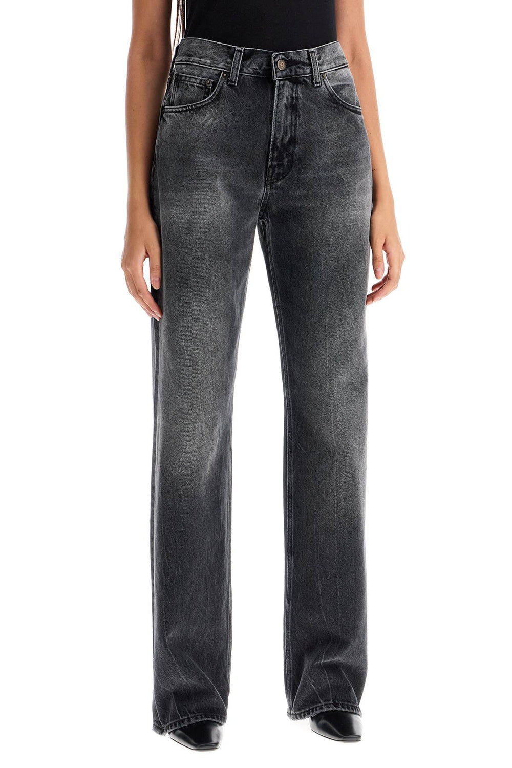 Haikure Korea Straight Leg Jeans