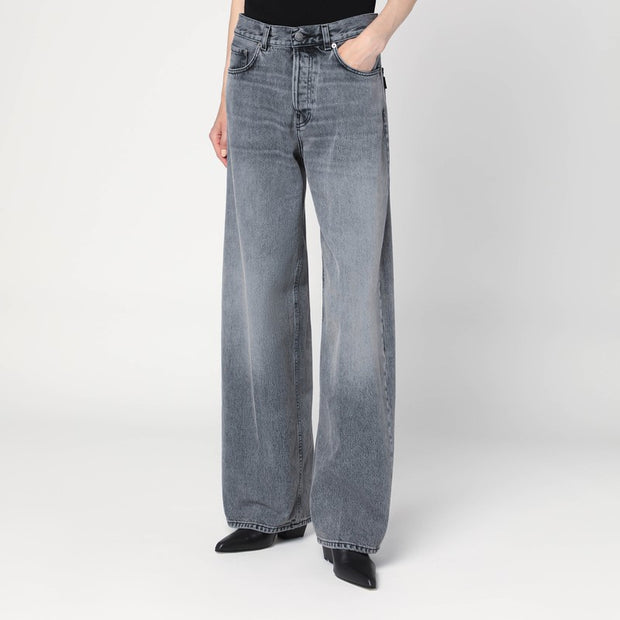 HAIKURE Grey Washed Effect Bethany Jeans