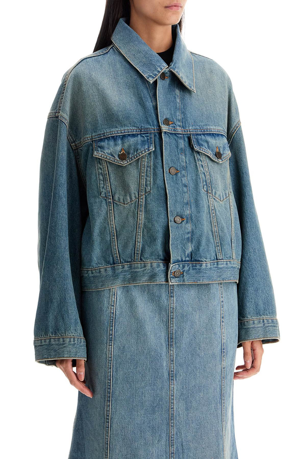 Haikure Boxy Denim Jacket