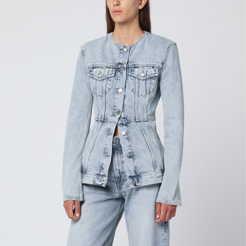 HAIKURE Temple Authentic Blue Denim Jacket