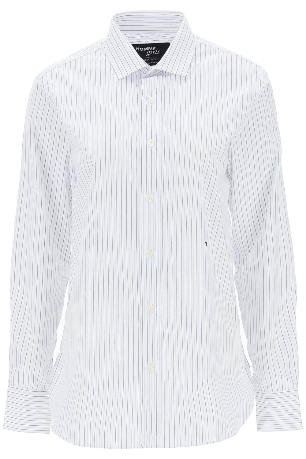 Homme Girls Striped Poplin Shirt