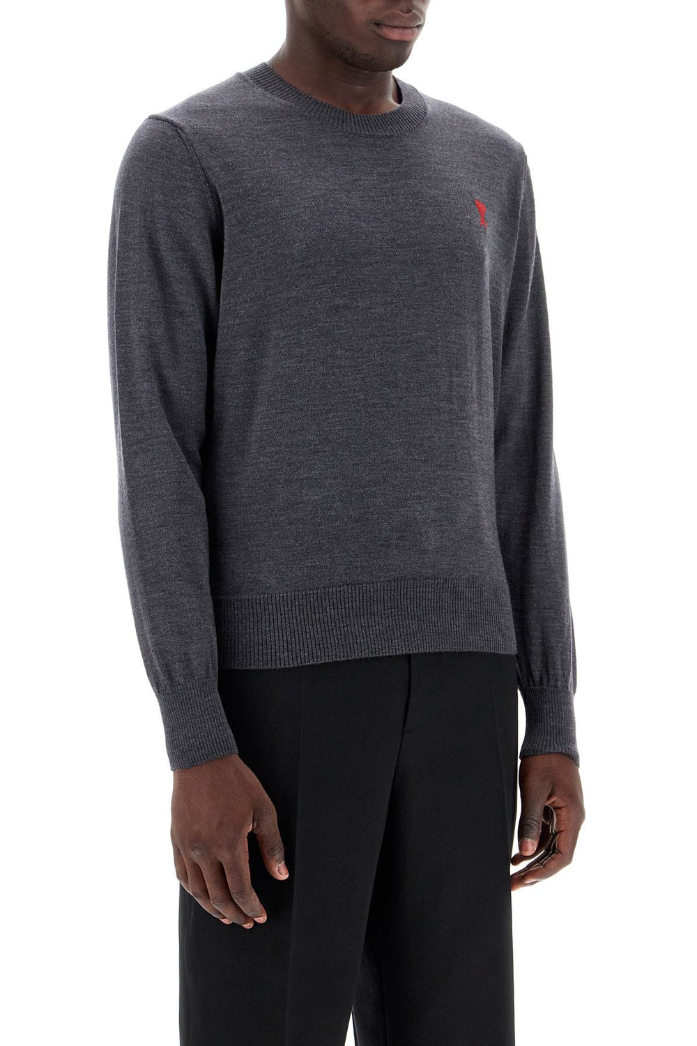 Ami Alexandre Matiussi Merino Wool Pullover Sweater