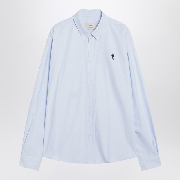 Ami Paris Light Blue Shirt Ami De Coeur