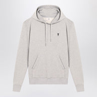 Ami Paris Grey Ami De Coeur Hoodie