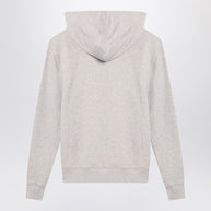 Ami Paris Grey Ami De Coeur Hoodie