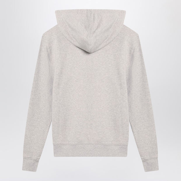 Ami Paris Grey Ami De Coeur Hoodie