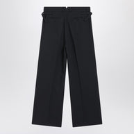 Ami Paris Charcoal Gray Wool Trousers