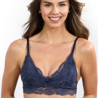 HANNE Navy Lace Bralette