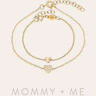 Zoe Lev Heart Bracelets - Mommy + Me