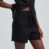 Reistor Hemp Shorts in Black