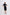 Reistor High Crew Neck Elbow Sleeves Fitted Dress in Black