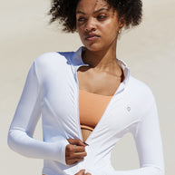 Astoria LIVE LUXE Zip Up Jacket - White