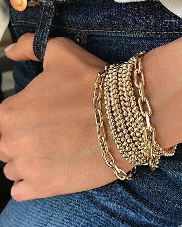 Zoe Lev 14k Gold Extra Large Open Link Chain Bracelet