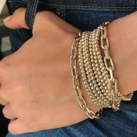 Zoe Lev 14k Gold Extra Large Open Link Chain Bracelet