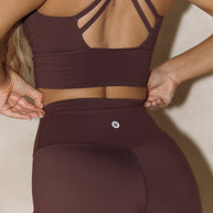 Astoria LUXE BALANCE Sports Crop - Espresso