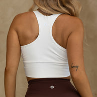 Astoria LIVE LUXE Front Crossed Crop - White