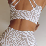 Astoria LUXE BALANCE Sports Crop - Zebra