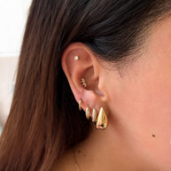 Zoe Lev Bezel Diamond Stud Earrings