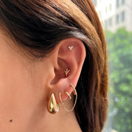 Zoe Lev Diamond Trio Stud Earrings