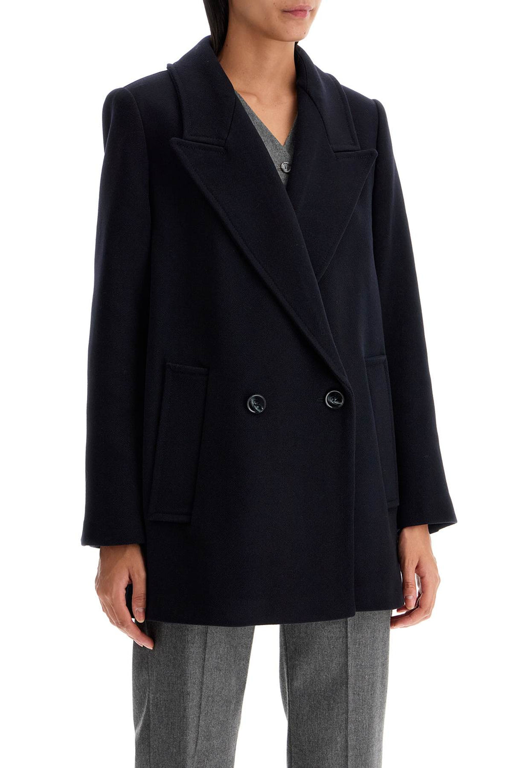 Ivy Oak Double-Breasted Jenna Short Coat