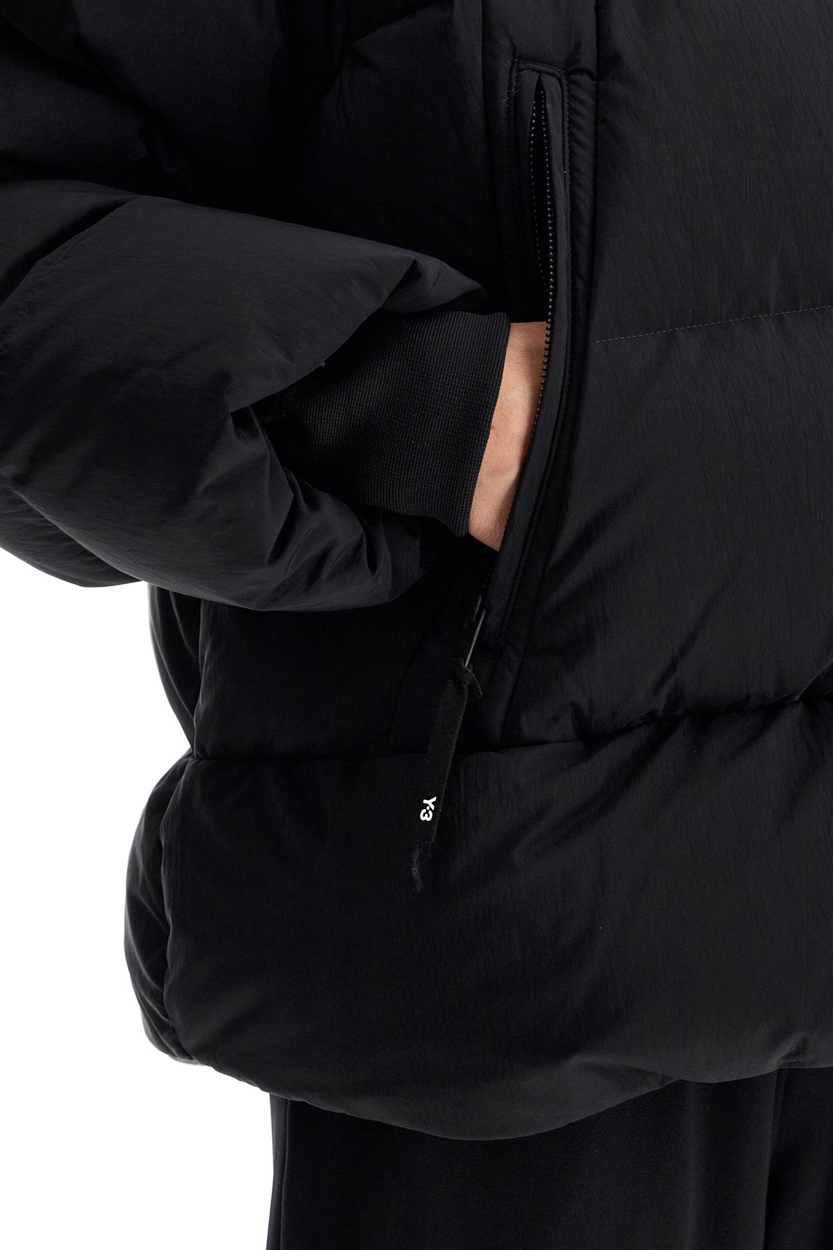 Y-3 Oversized Short Down Jacket