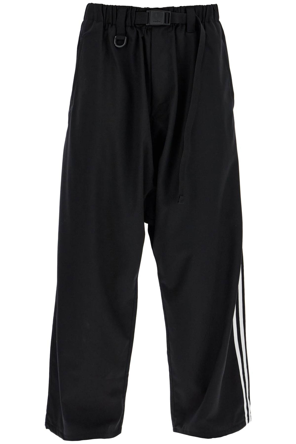 Y-3 Baggy Twill 3-Stripes Pants