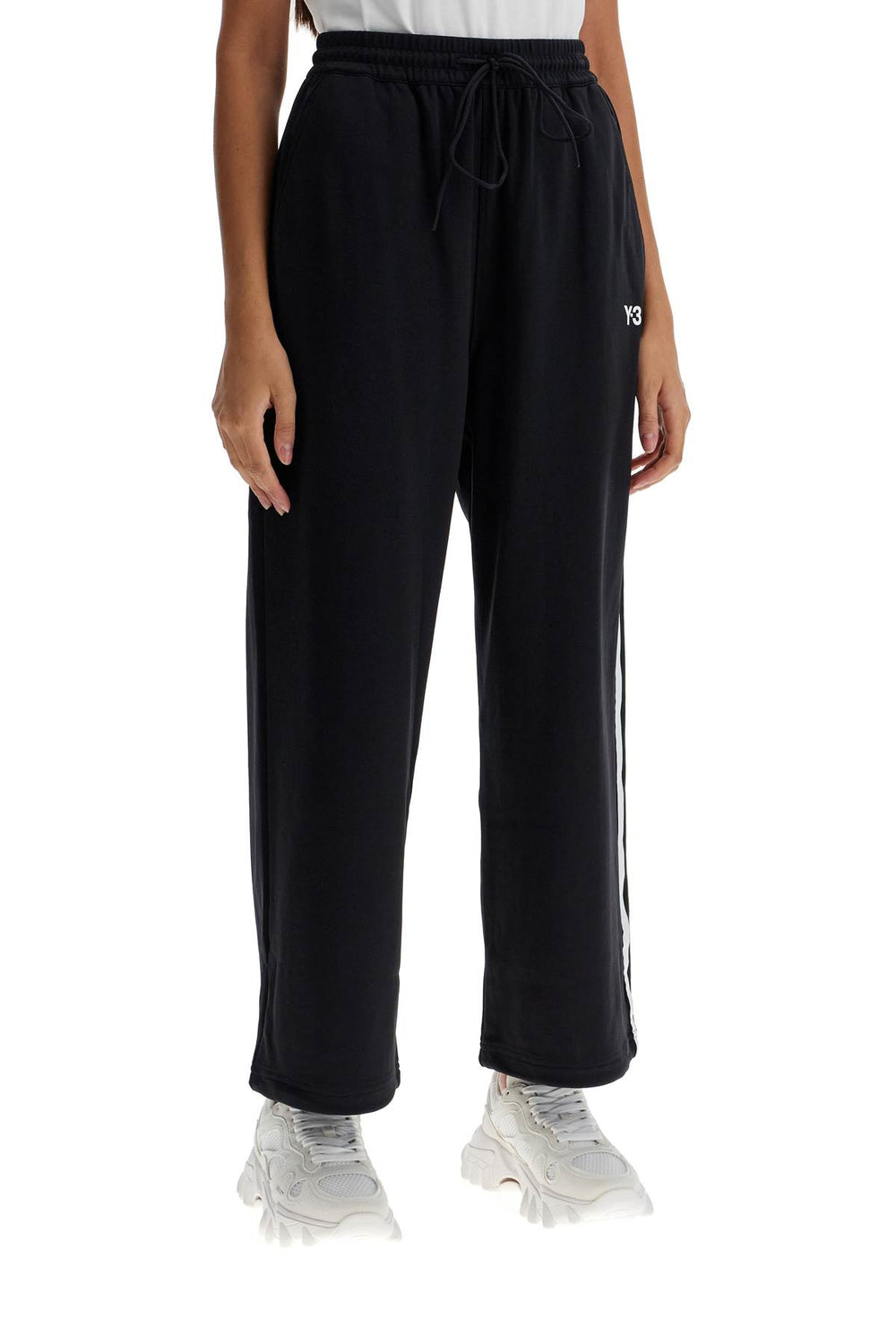 Y-3 Cropped Wide-Leg Joggers