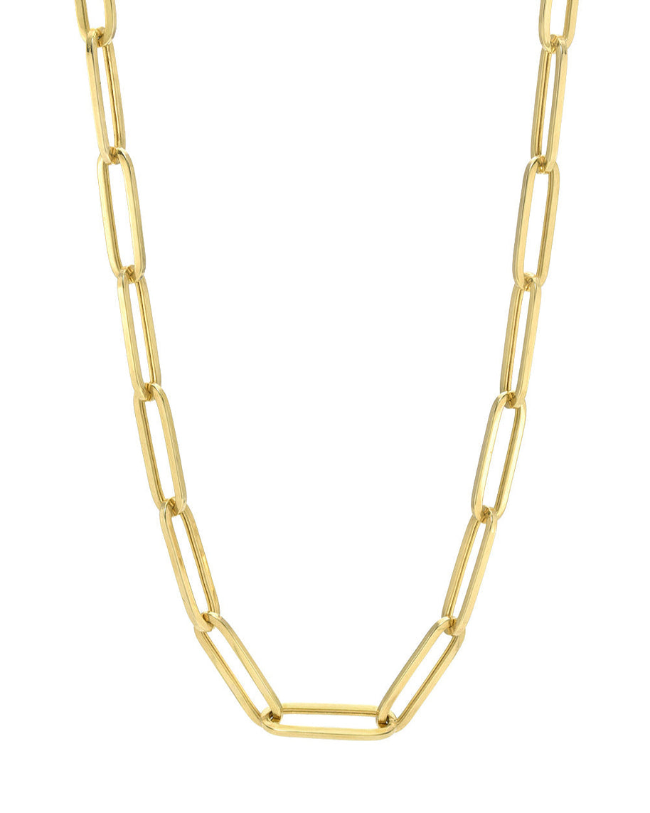Zoe Lev 14k Gold Extra Large Paper Clip Chain Necklace