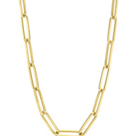 Zoe Lev 14k Gold Extra Large Paper Clip Chain Necklace