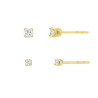 Zoe Lev 4 Prong Diamond Stud Earrings