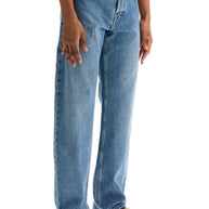 Moschino Adjustable Waidtband Straight Leg Jeans