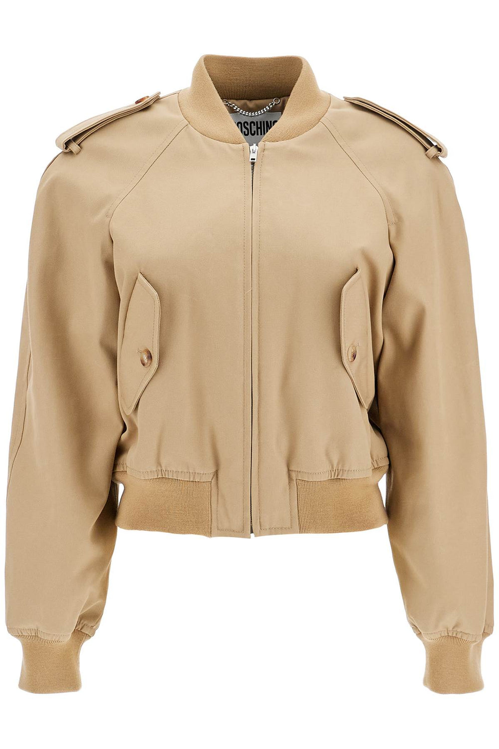 Moschino Gabardine Bomber Jacket