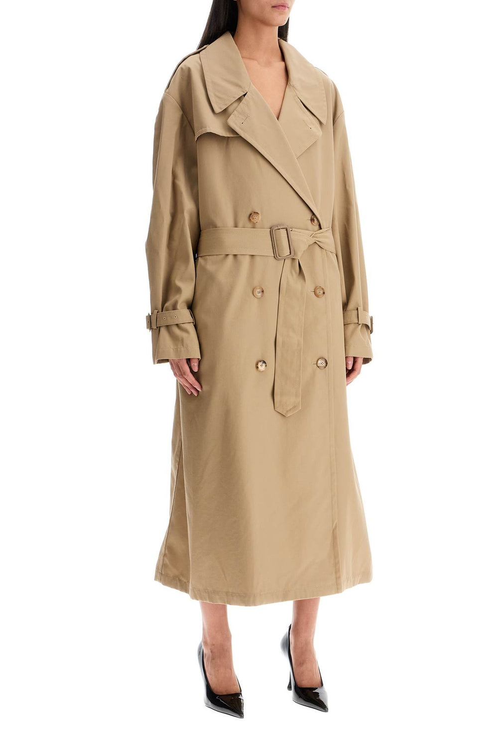 Moschino Double Breasted Trench Coat