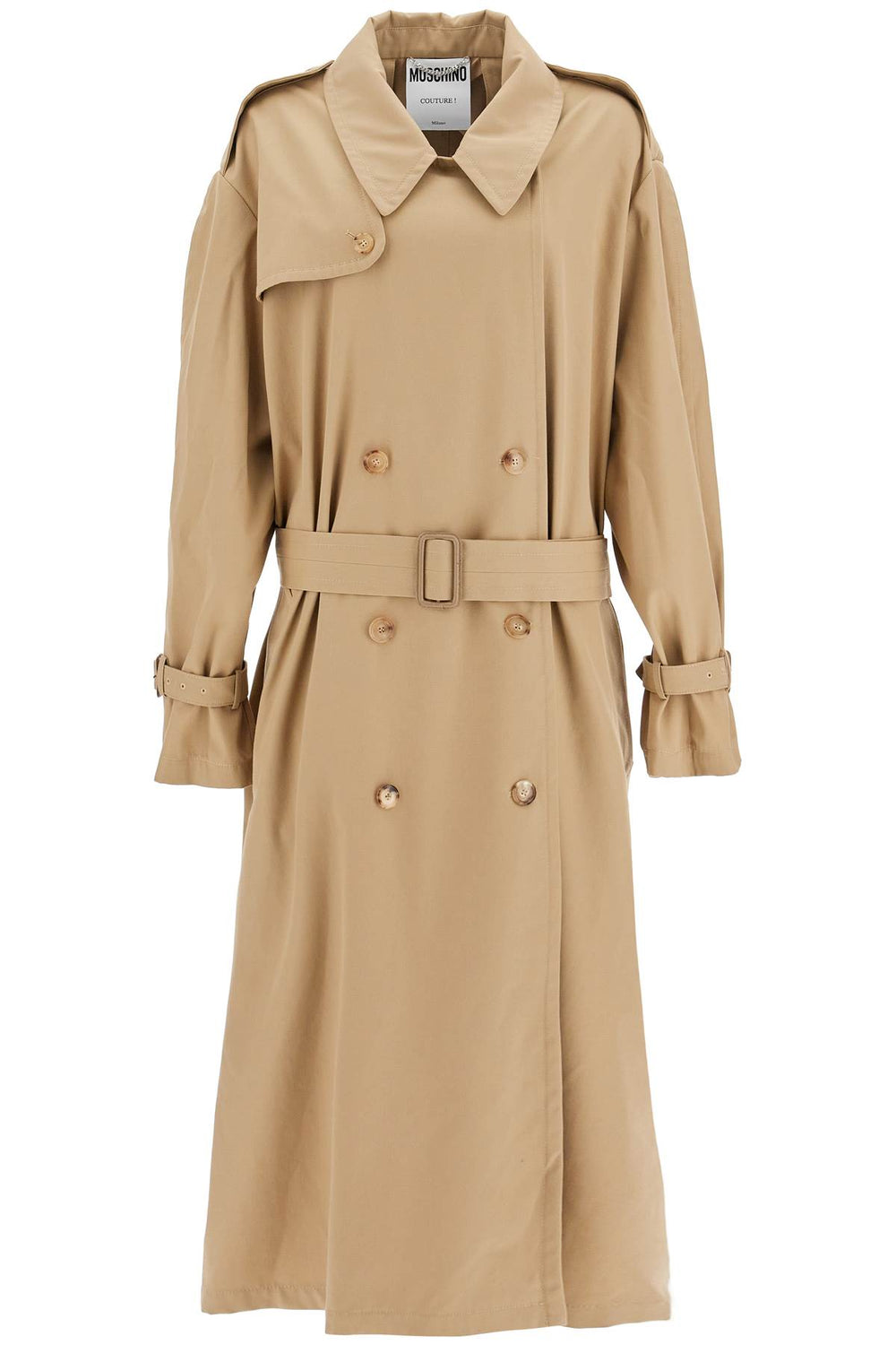 Moschino Double Breasted Trench Coat