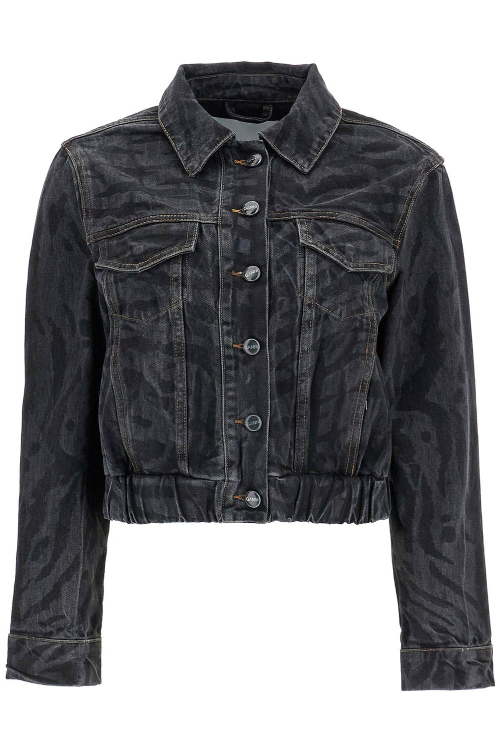 Ganni Short Denim Jacket