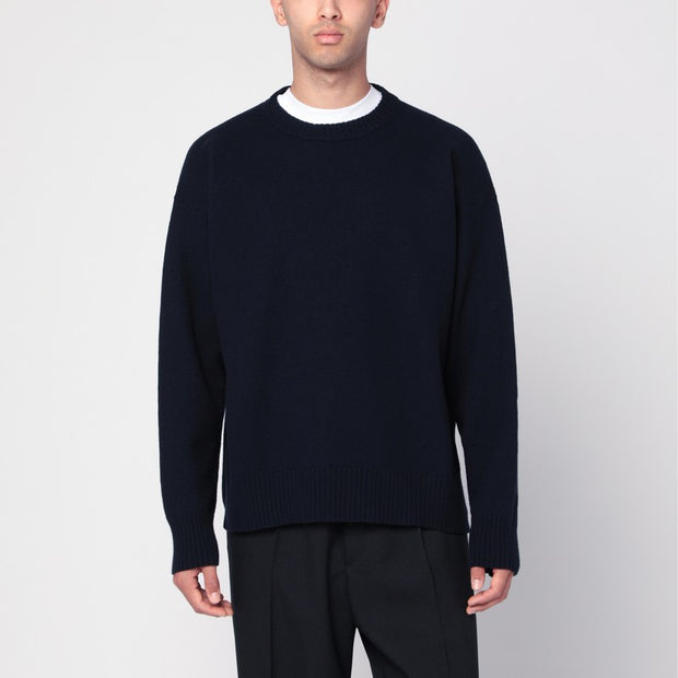 Jil Sander Midnight Blue Wool Sweater