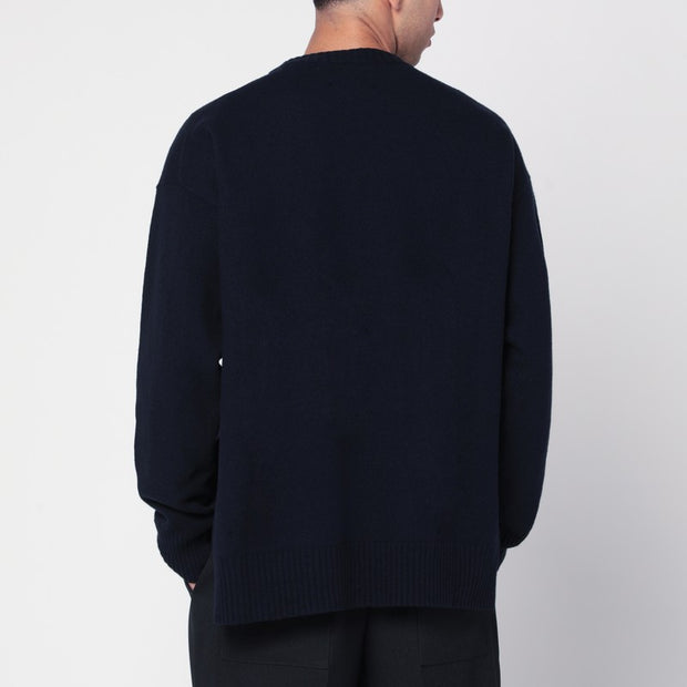 Jil Sander Midnight Blue Wool Sweater