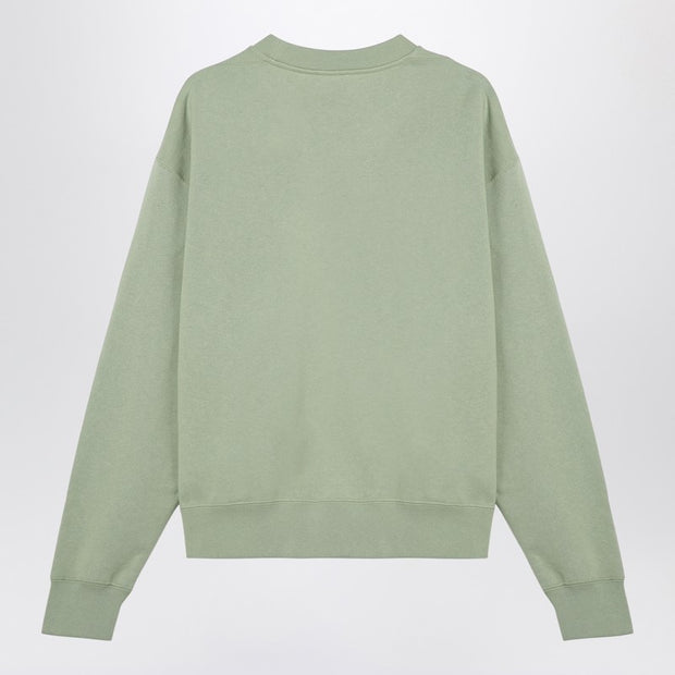 Jil Sander Apple Green Cotton Crew-neck Sweatshirt