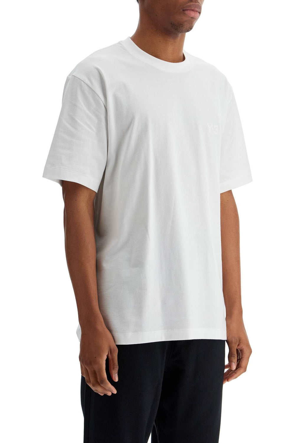 Y-3 White Cotton T-shirt