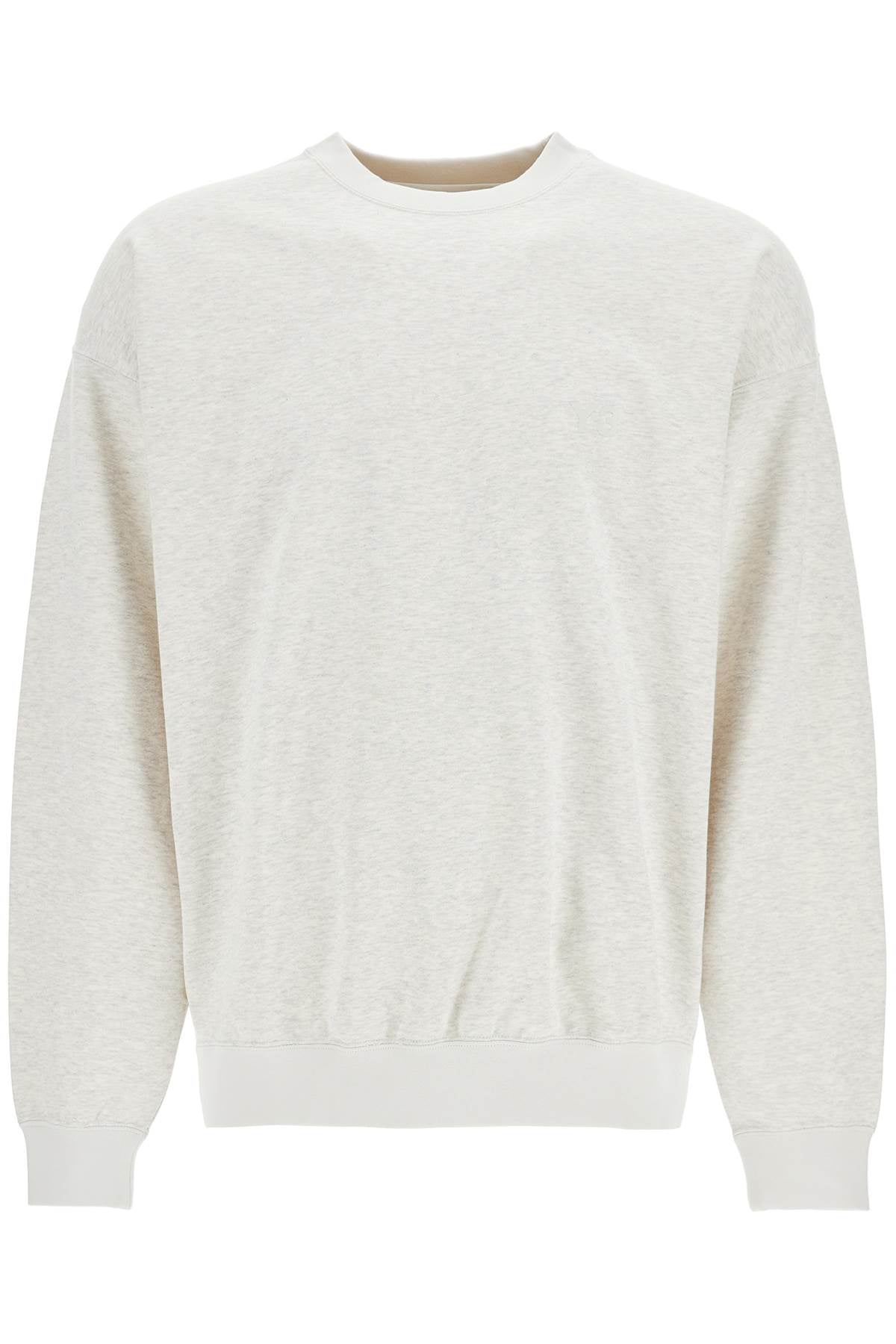 Y-3 Light Grey Soft Cotton And Polyester Sweatshirt