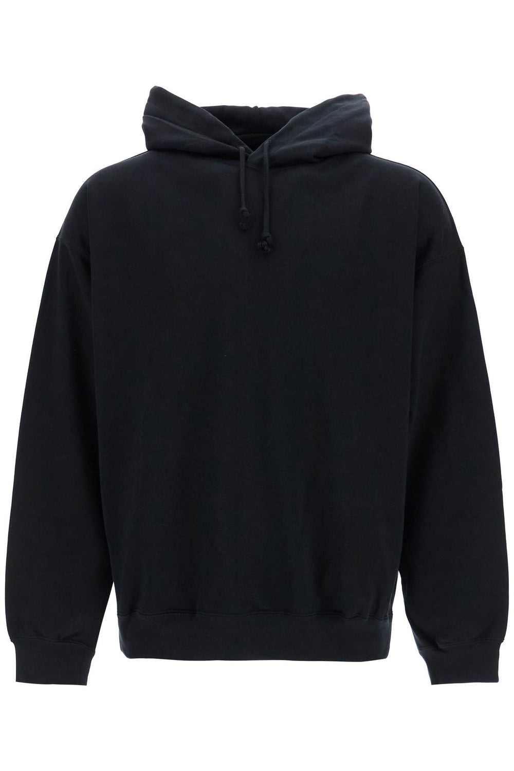 Y-3 Black Cotton Hoodie With Gfx Print