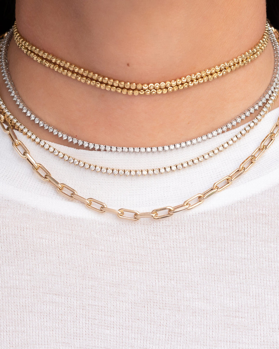 Zoe Lev 14k Gold Large Open Link Chain Necklace