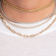 Zoe Lev 14k Gold Large Open Link Chain Necklace