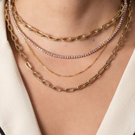 Zoe Lev 14k Gold Extra Large Open Link Chain Necklace