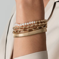 Zoe Lev 14k Gold Extra Large Open Link Chain Bracelet