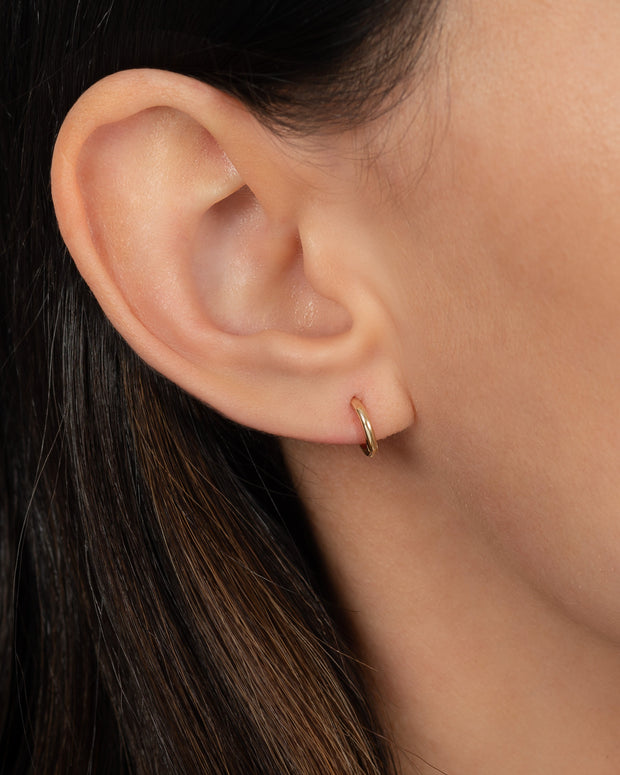 Zoe Lev 14k Gold Mini Huggie Earrings