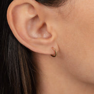 Zoe Lev 14K Gold Small Huggie Earrings