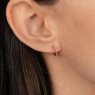 Zoe Lev 14K Gold Small Huggie Earrings